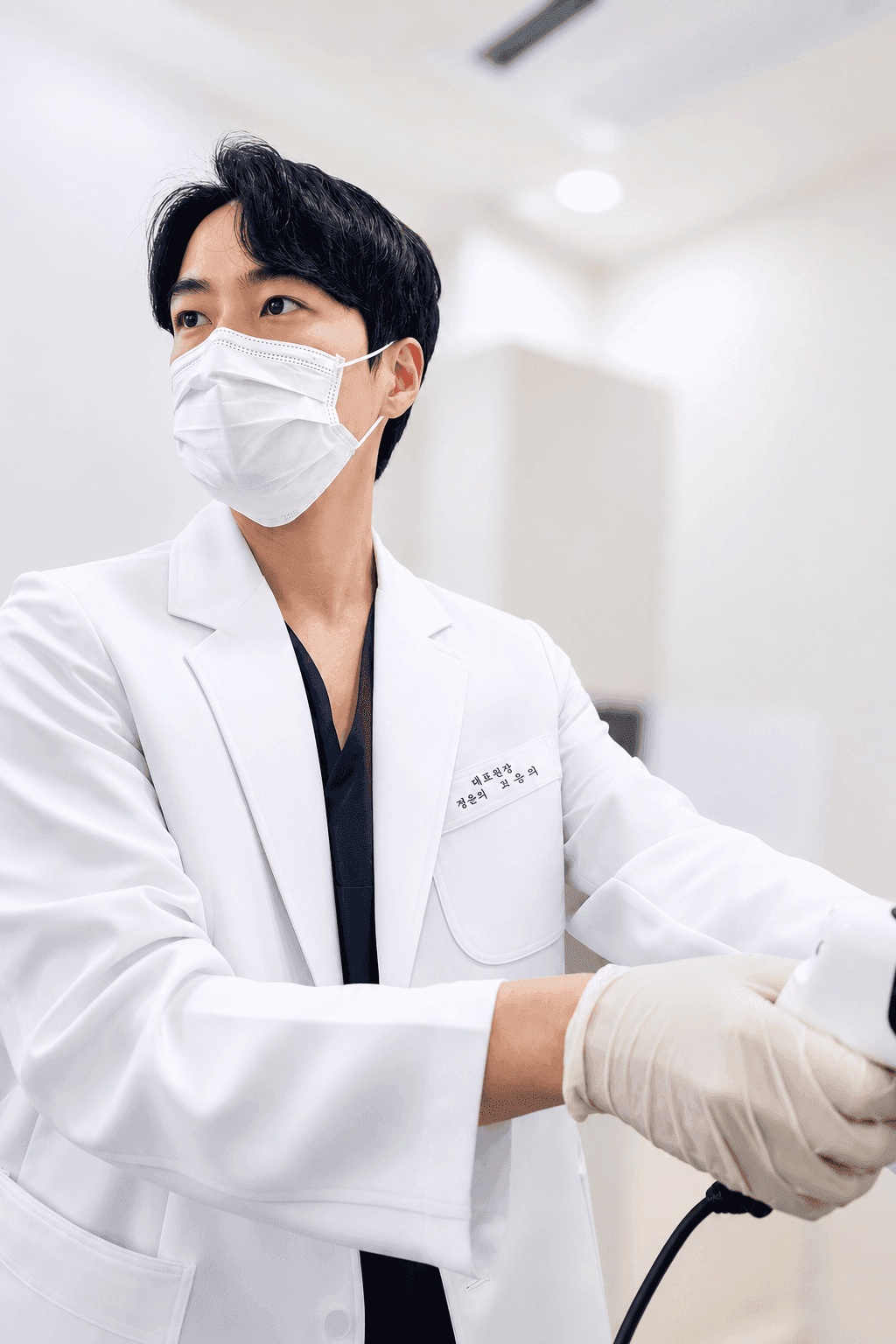 숨앤소리 이비인후과 오승리 대표원장 진료 모습